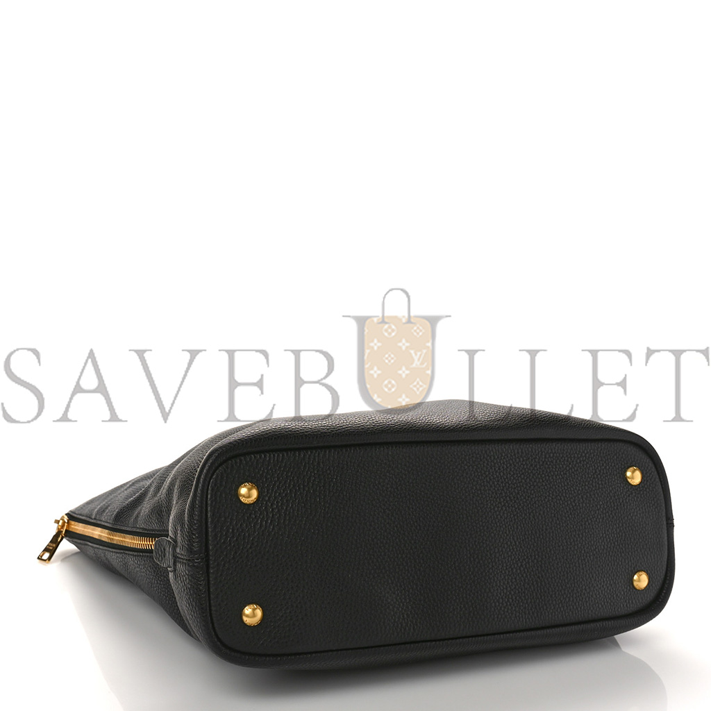 PRADA VITELLO DAINO SIDE ZIP TOTE BLACK (36*30*13cm) PRADA VITELLO DAINO SIDE ZIP TOTE BLACK (36*30*13cm)